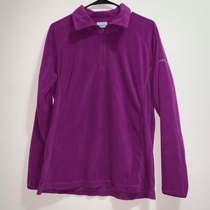 Purple Columbia half zip